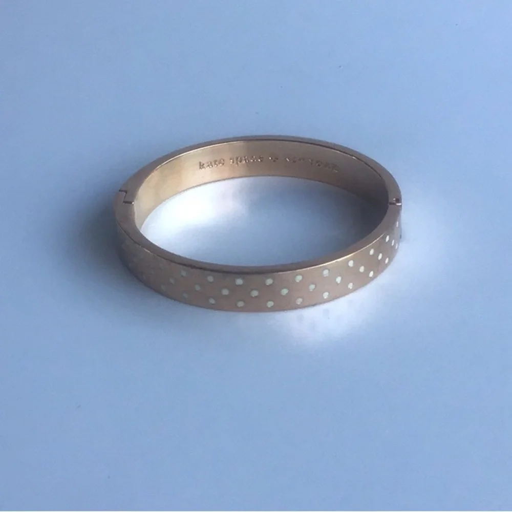 Kate Spade New York gold Gold Polka Dot Bangle bracelet - Picture 2 of 16